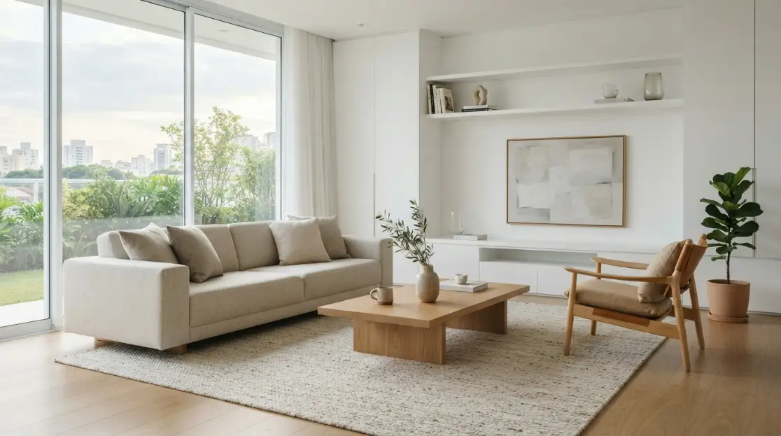 decoracao-minimalista-e-funcional-na-sala-de-estar