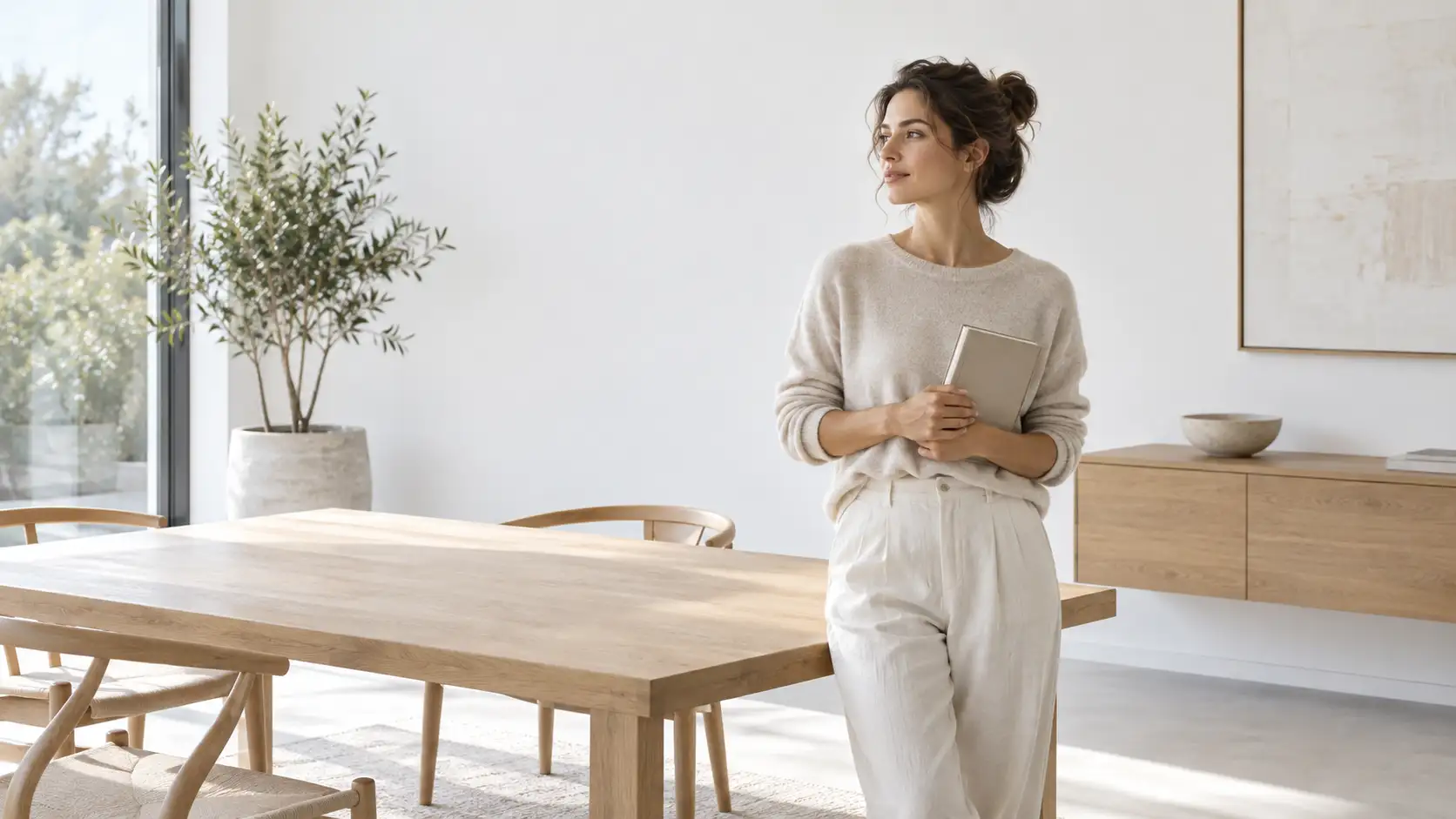 Ambiente minimalista moderno representando a filosofia do menos é mais no século 21